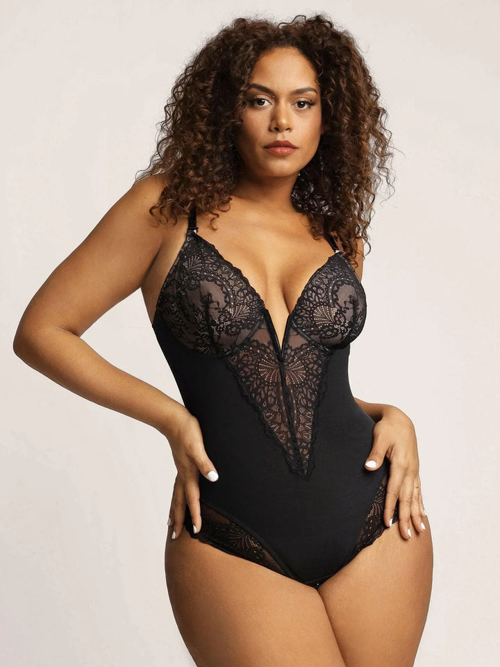 Sara | BODY SHAPEWEAR CON PROFONDO SCOLLO A V