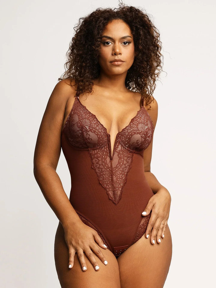 Sara | BODY SHAPEWEAR CON PROFONDO SCOLLO A V